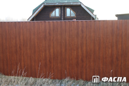 Профнастил под дерево