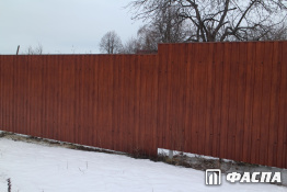 Профнастил под дерево