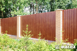 Профнастил под дерево