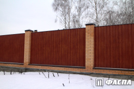 Профнастил под дерево