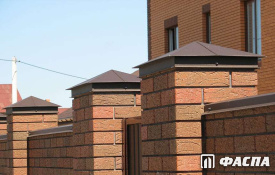 Колпаки на столбы, парапеты